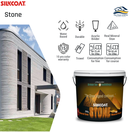 Silkcoat Stone – Mineral Plaster for Exterior Walls