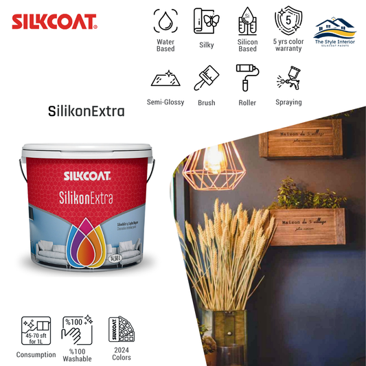 Silkcoat SilikonExtra – Washable Silicone Interior Paint