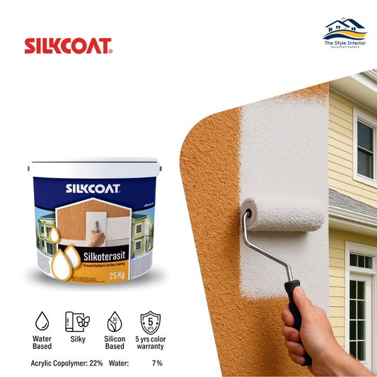 Silkcoat Silkoterasit – Mineral-Based Grained Surface Coating